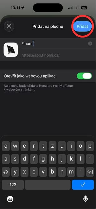 Krok 5 – Přidat